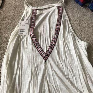 Brand new Flowy White H&M tank top with open back